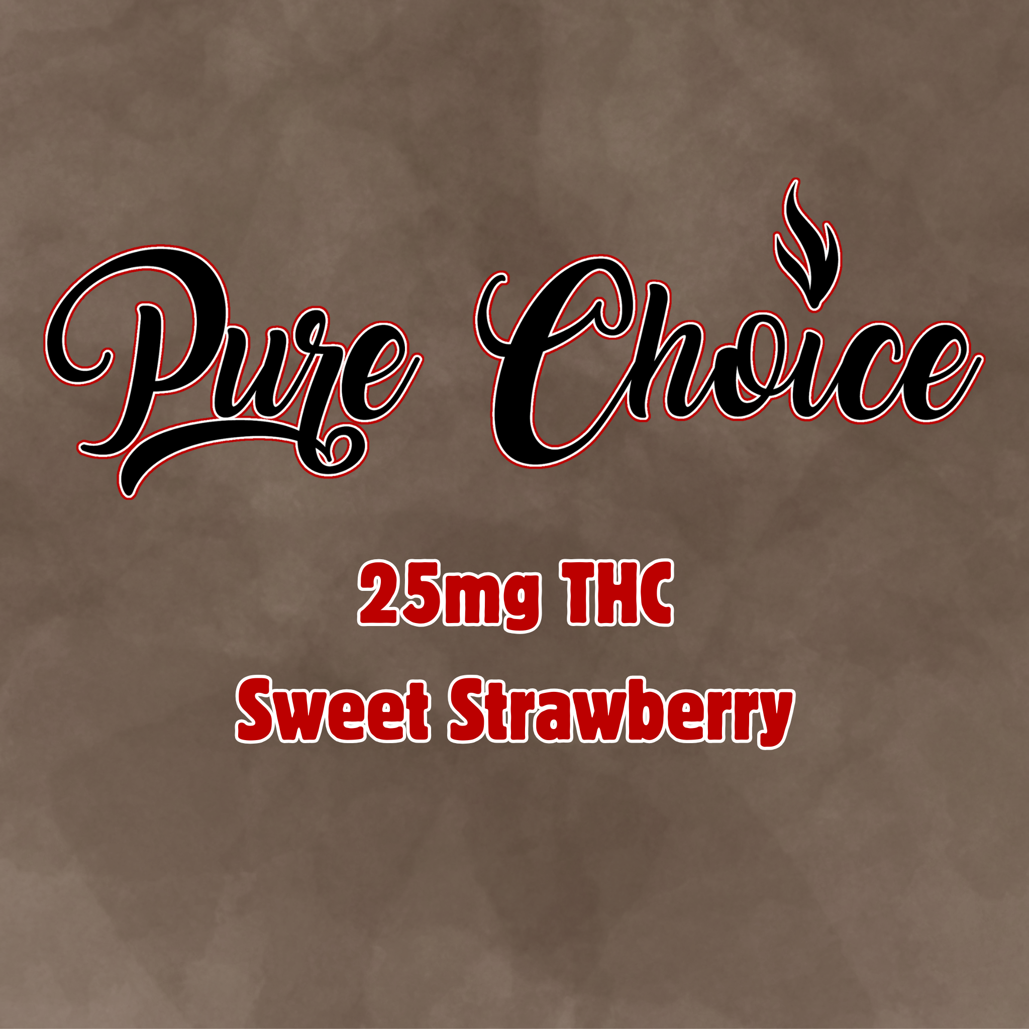 Sweet Strawberry Delta 9 THC Gummies 25:1